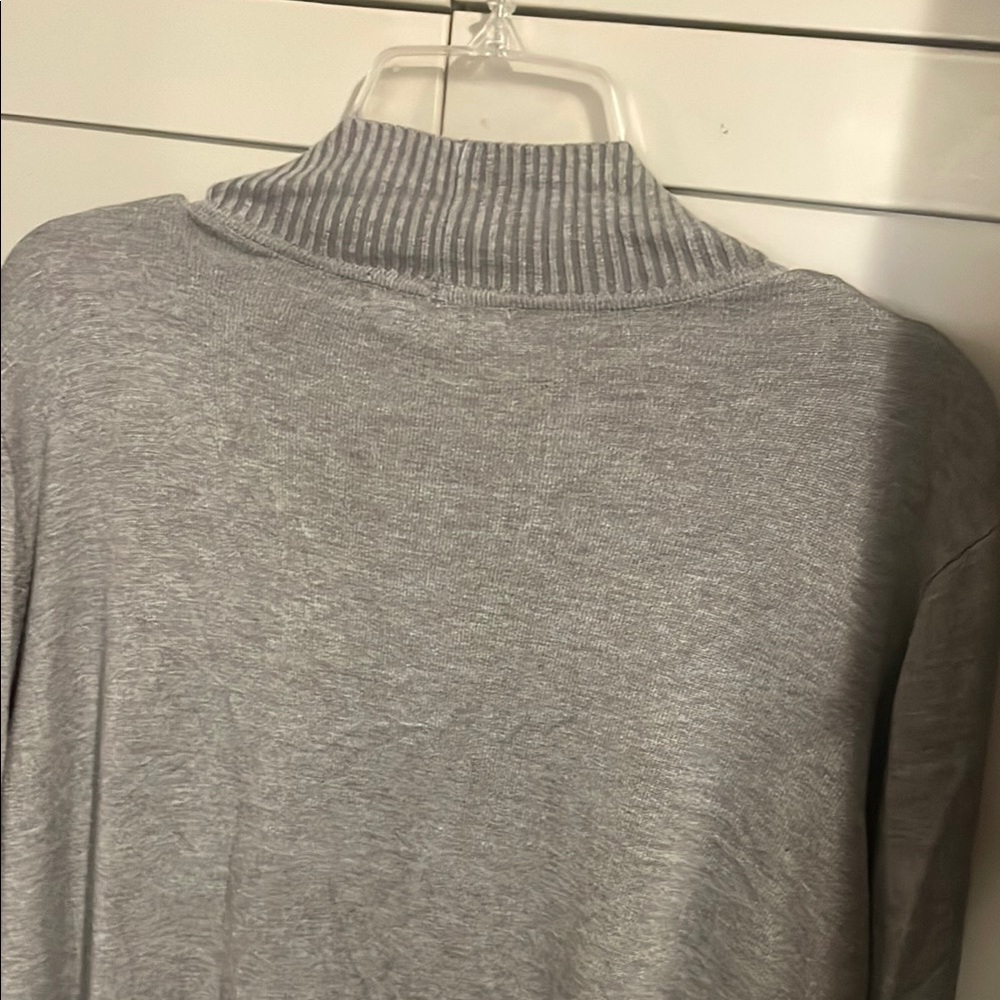 Love Forever Gray Ribbed Cardigan - Picture 6 of 6